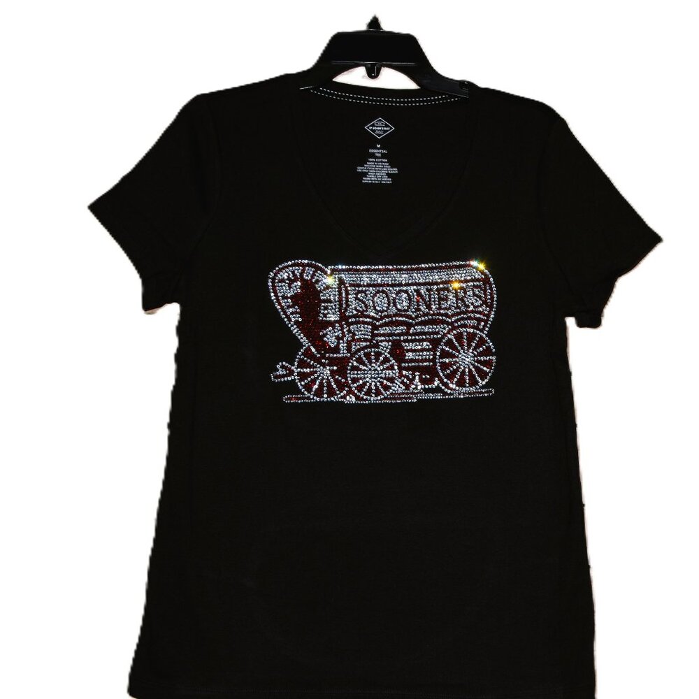 Oklahoma Sooners RN black short sleeve shirt  XS,S,M,L,XL,XXL,1X,2X,3…